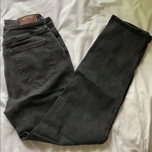 Black Hollister Mom Jeans